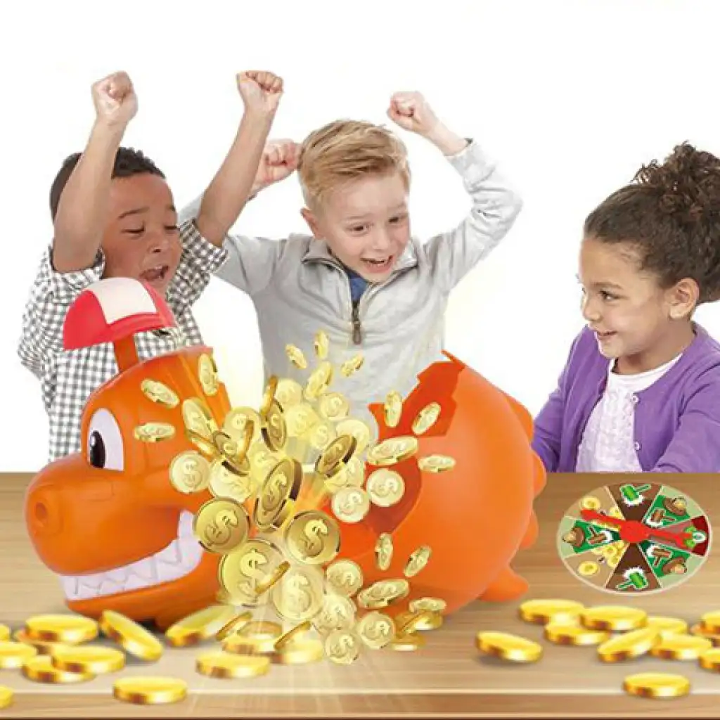 Dino pokladnička spoločenská hra kép 2