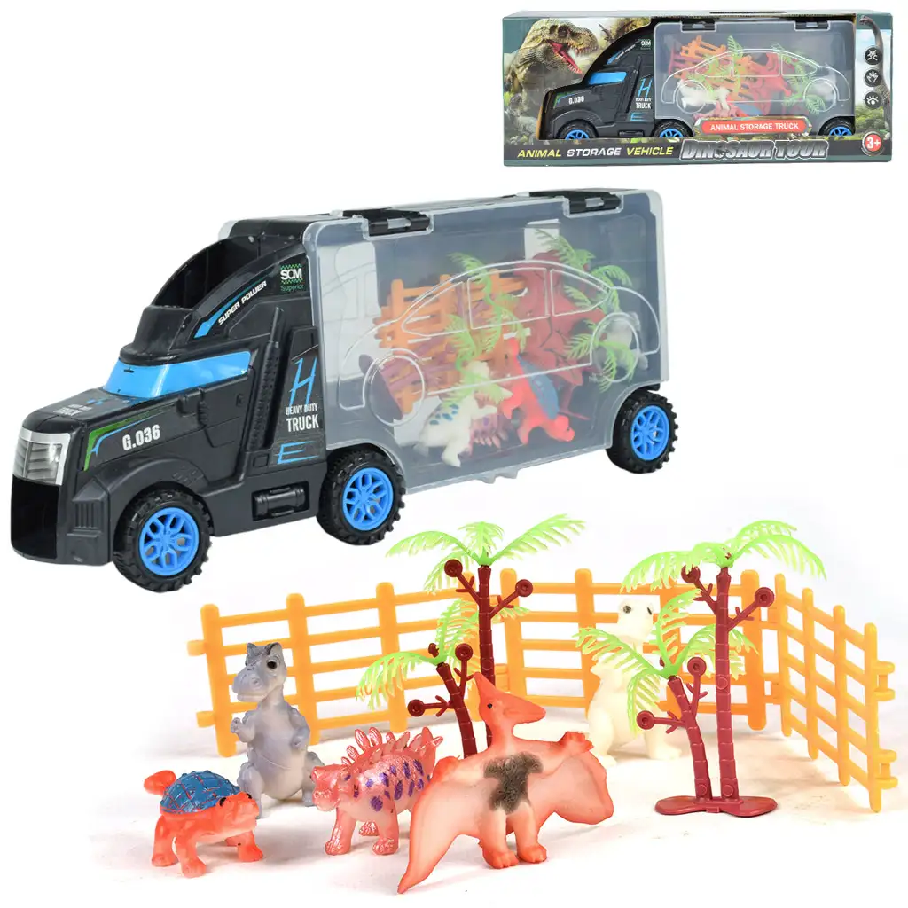 Dinosaur Tour: Safari nákladné auto s doplnkami pre dinosaury