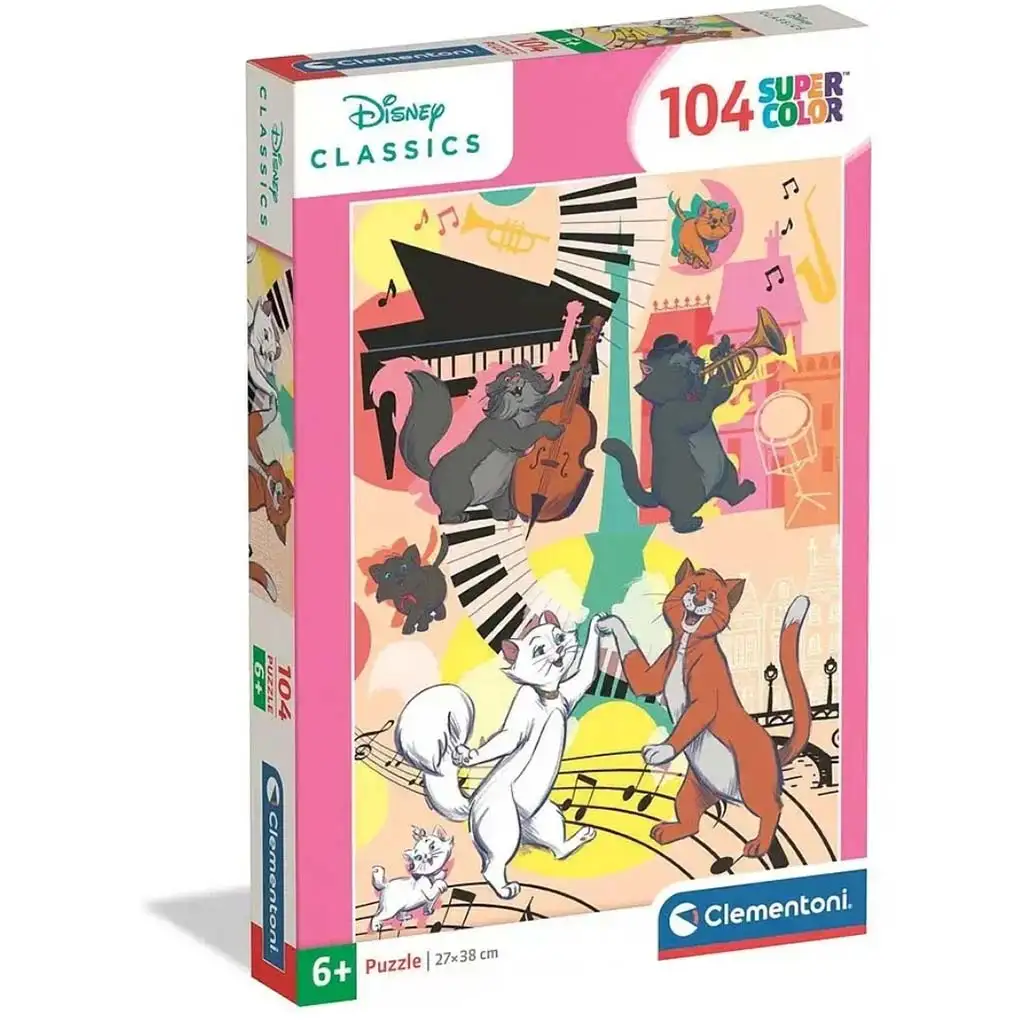 Disney+Aristomačky 104-dielna supercolor puzzle - Clementoni