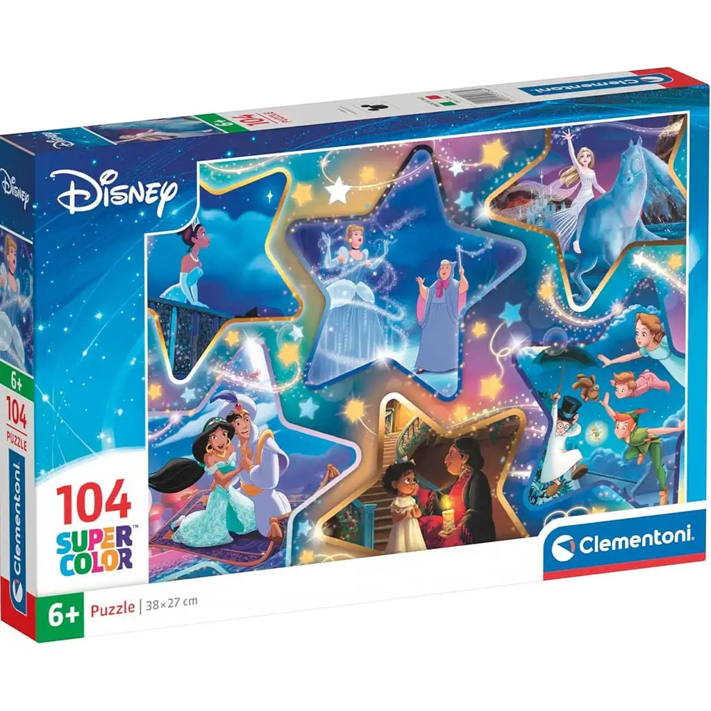 Disney+Magické momenty 104-dielna Supercolor puzzle - Clementoni