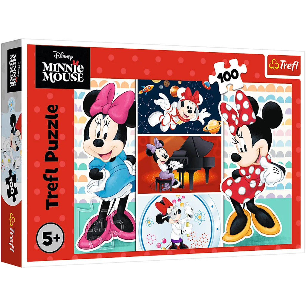 Disney: Minnie myš, 100-dielne puzzle - Trefl