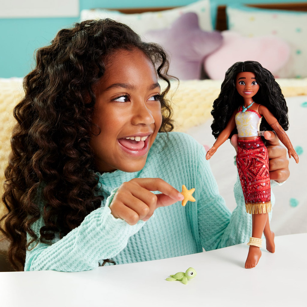 Disney Princezné: Vaiana 2 plávajúce bábätko s doplnkami - Mattel kép 3