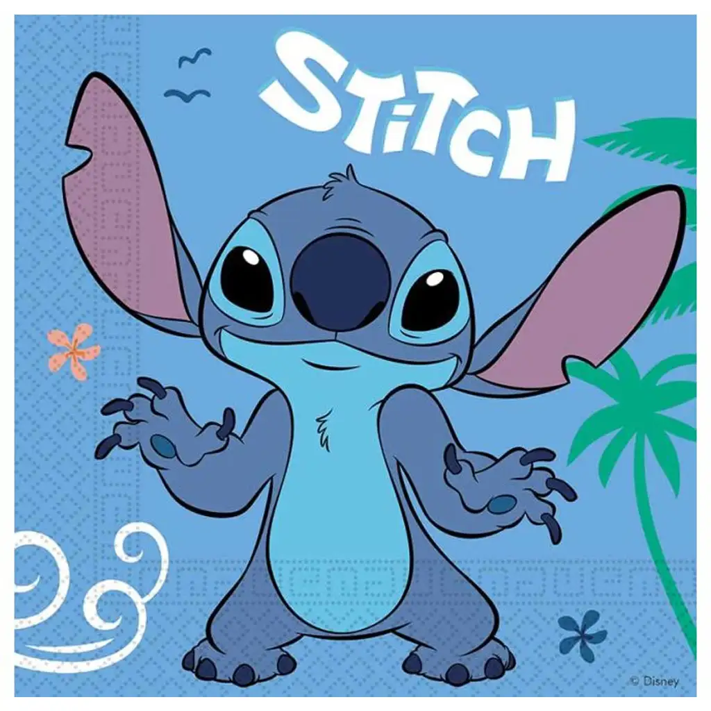 Disney+Stitch 2-vrstvové papierové servítky, balenie 20 ks
