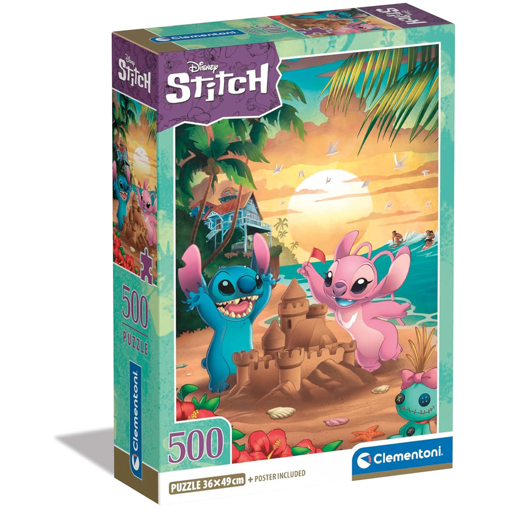 Disney+Stitch 500 ks puzzle - Clementoni