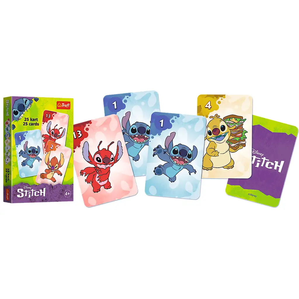 Disney: Stitch Čierny Peter kartová hra - Trefl kép 3