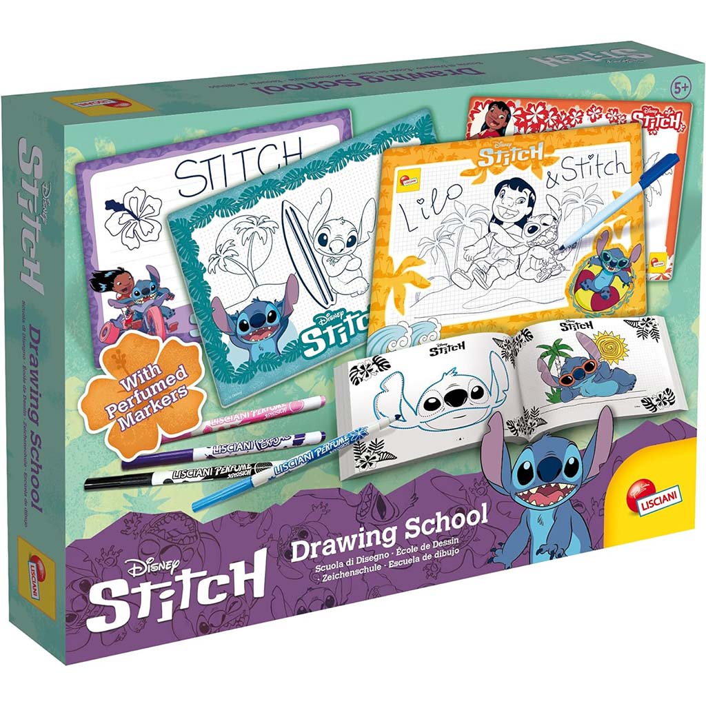 Disney Stitch škola kreslenia set - Lisciani
