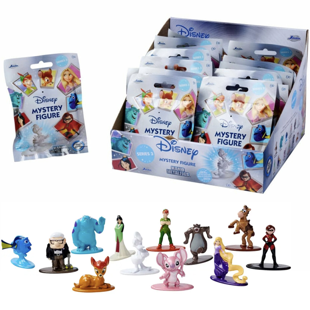 Disney prekvapenie nano metalické figúrky 1 ks 3. séria - Jada Toys
