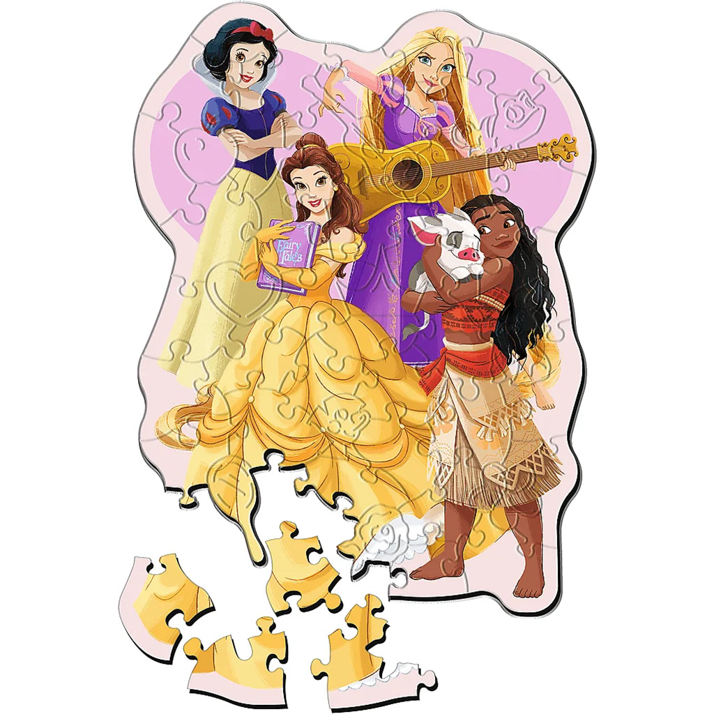 Disney princezné 50-dielne drevené puzzle - Trefl kép 2