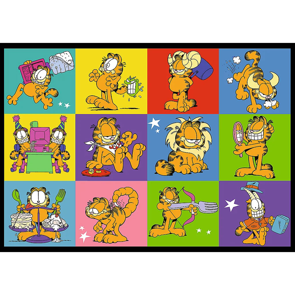 Dobrodružstvá Garfielda 4x250-dielne puzzle - Trefl kép 3