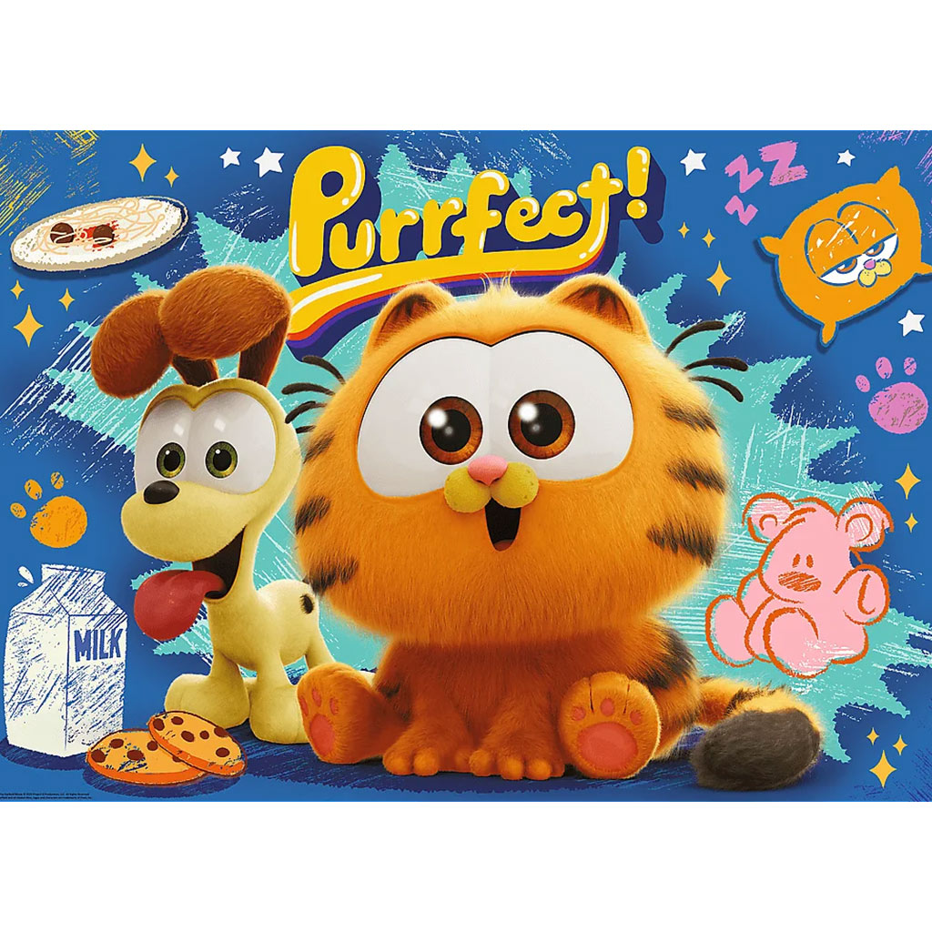 Dobrodružstvá Garfielda a Odieho 1000-dielikové prémiové plus kvalitné puzzle - Trefl kép 2