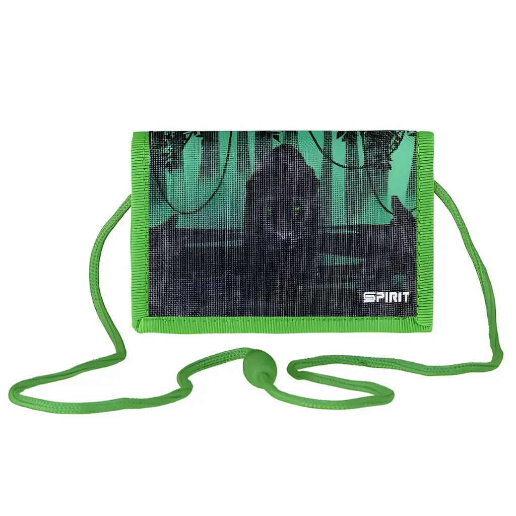 Duch: Peňaženka s panterovým vzorom na zips 12,5x8,5 cm