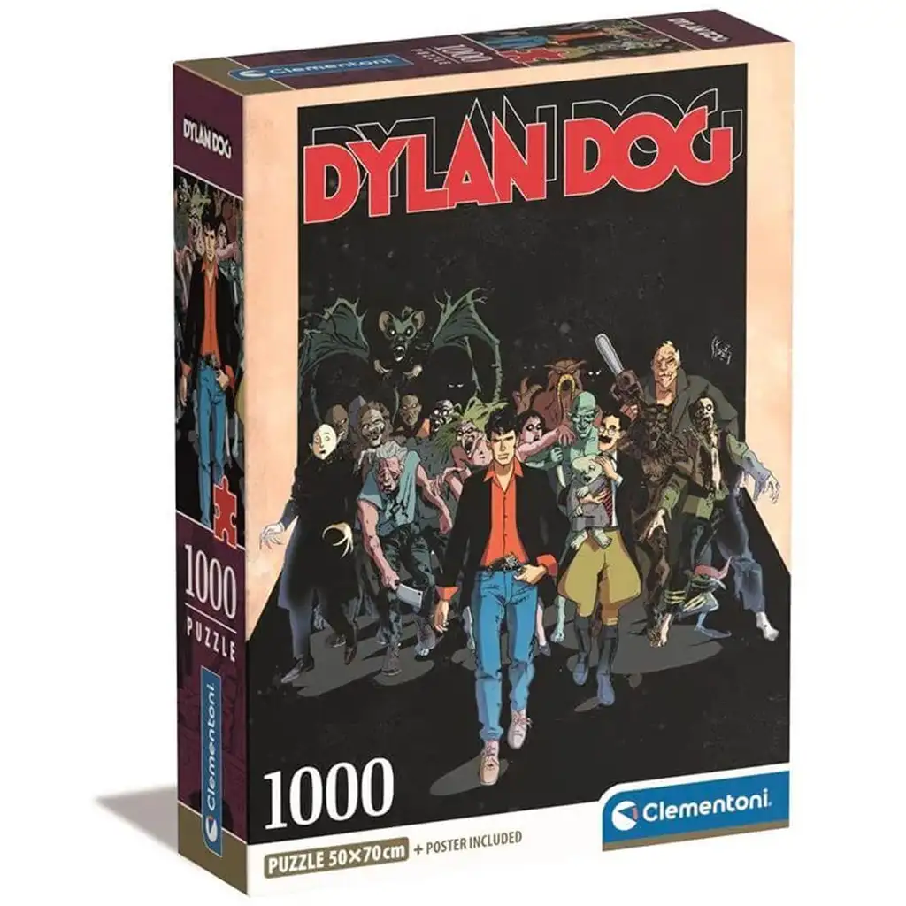 Dylen Dog komiksové HQC 1000-dielne puzzle s plagátom - Clementoni
