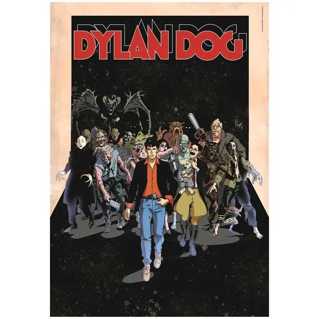 Dylen Dog komiksové HQC 1000-dielne puzzle s plagátom - Clementoni kép 2