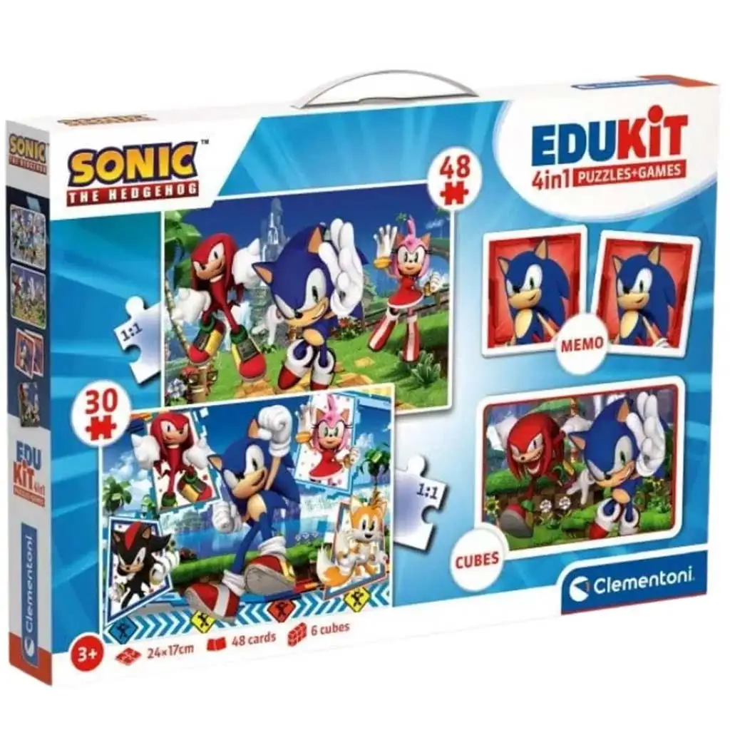 Edukit: Sonic 4 v 1 hrách zbierka - Clementoni