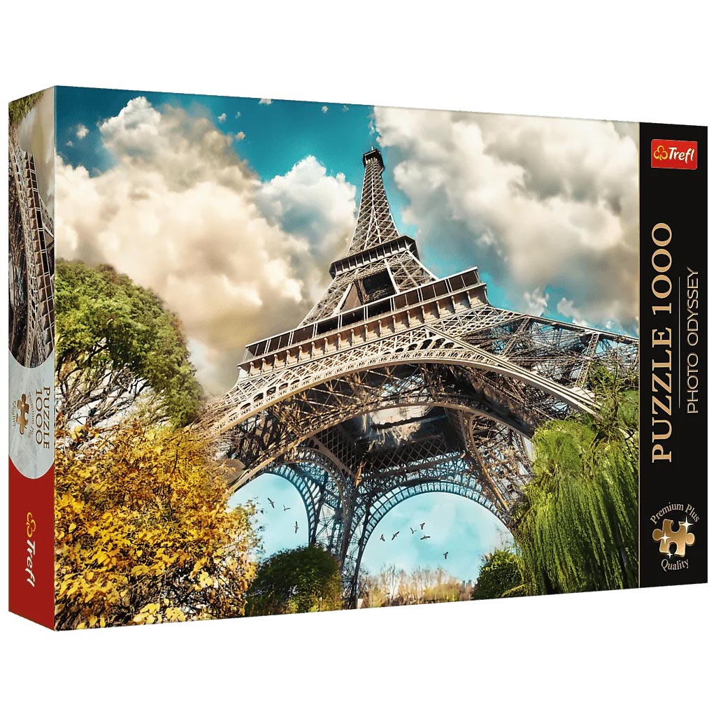 Eiffelova veža, Paríž 1000-dielikový prémium plus kvalitný puzzle – Trefl