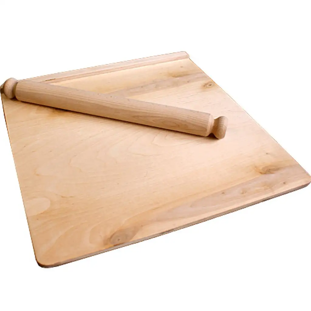 Drevená doska s valčekom