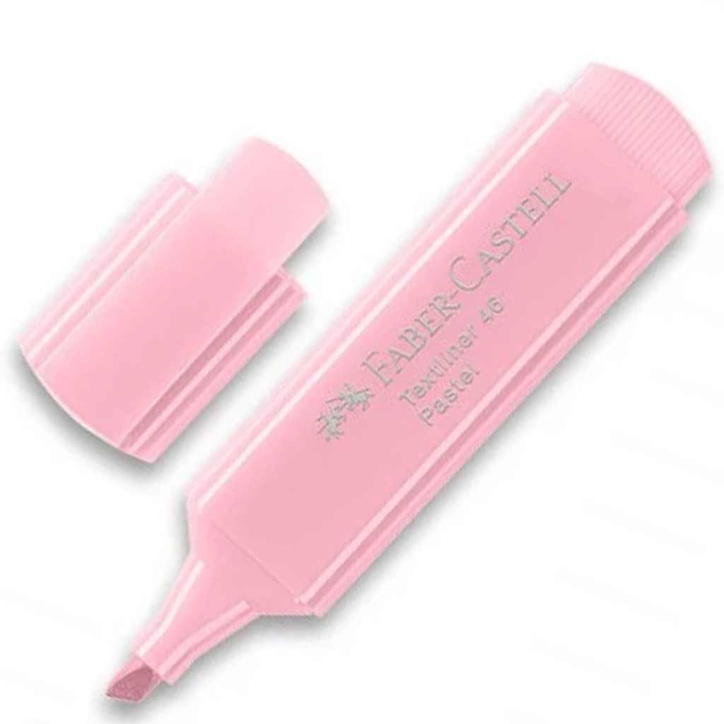 Faber-Castell: 1546 Textový zvýrazňovač v pastelovej ružovej farbe 1ks
