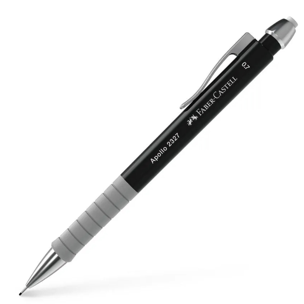 Faber-Castell: Apolló čierna mechanická ceruzka 0,7 mm