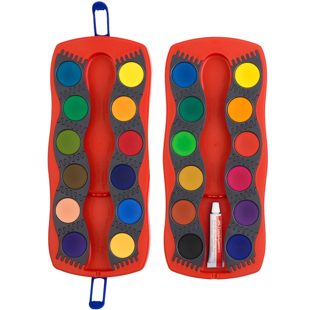 Faber-Castell: Connector súprava vodových farieb, 24 ks kép 2