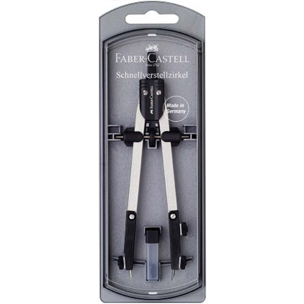 Faber-Castell: GRIP rýchlonastaviteľné kružidlo + náhradný hrot