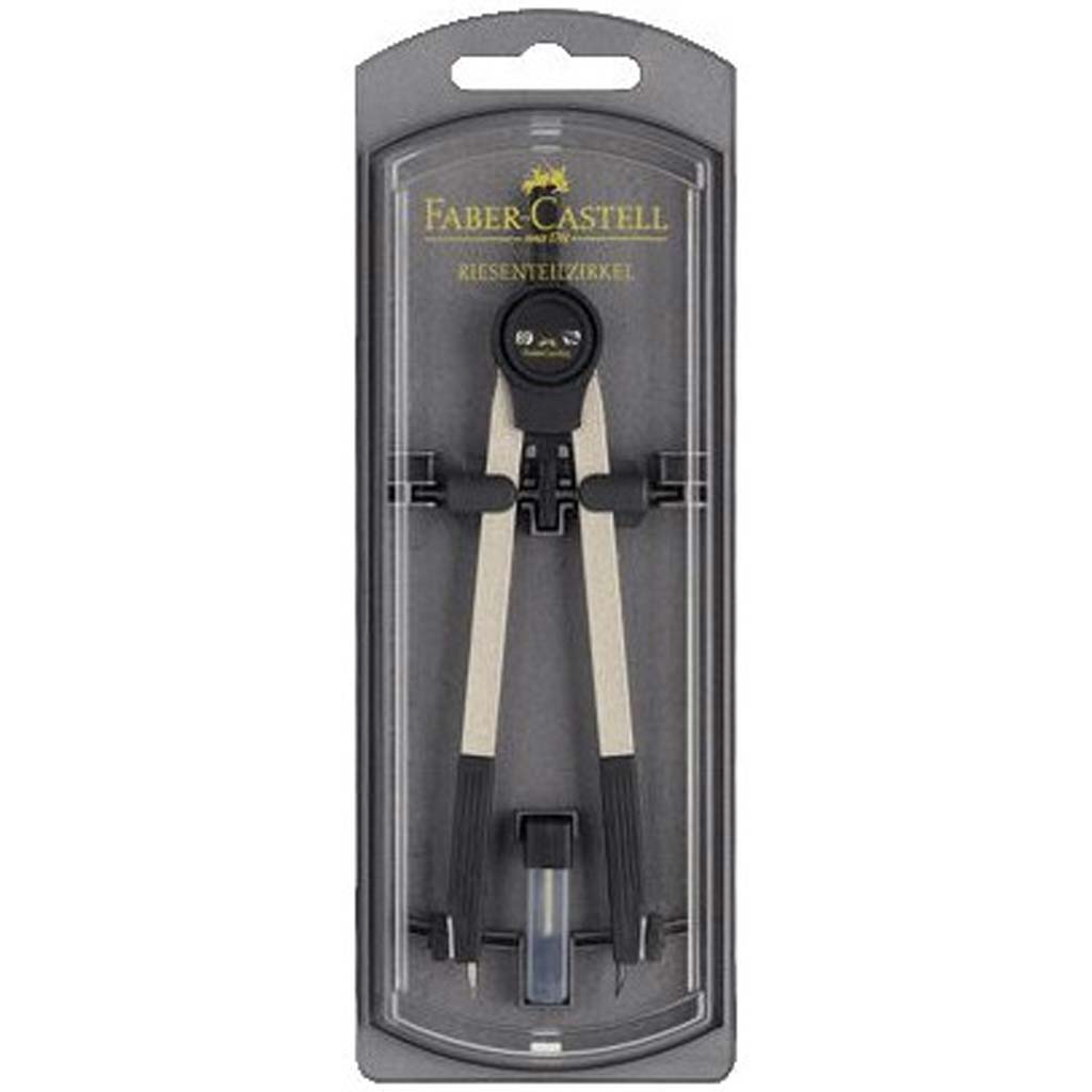 Faber-Castell: Giant školský kružidlo – čierno-strieborný