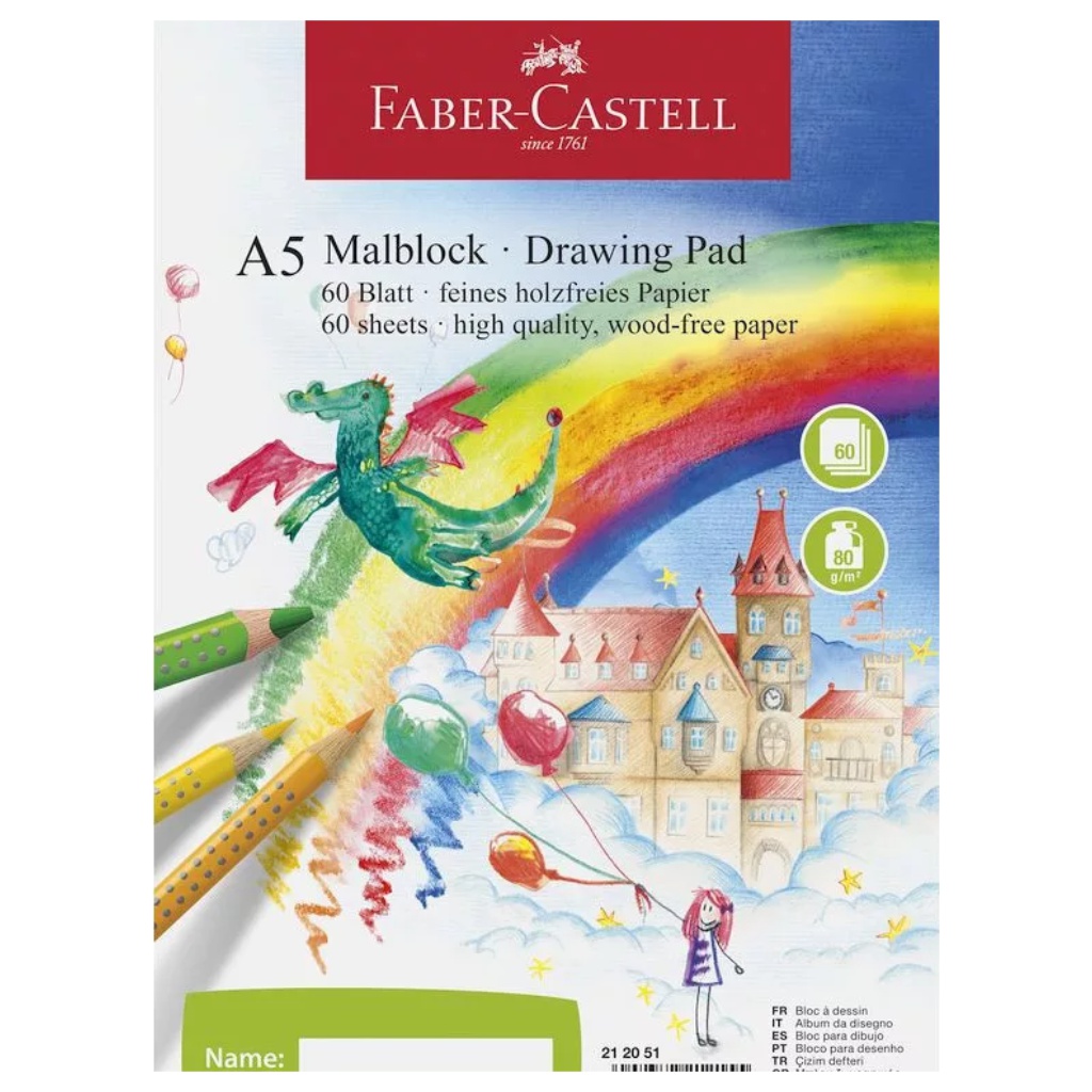 Faber-Castell: Kresliaci zošit A5, 100 listov, 80 g