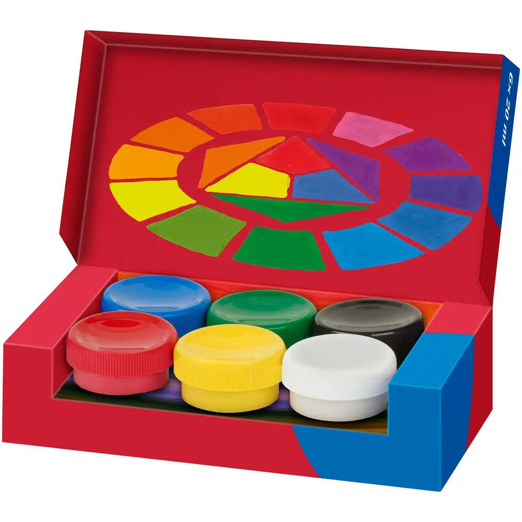 Faber-Castell: Sada temperových farieb v kelímkoch 6x20 ml kép 2