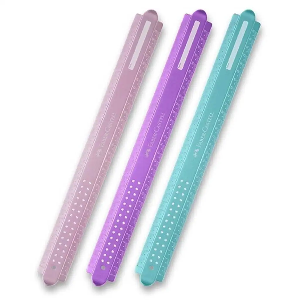 Faber-Castell: Sparkle flexibilná pravítko 30 cm v rôznych farbách