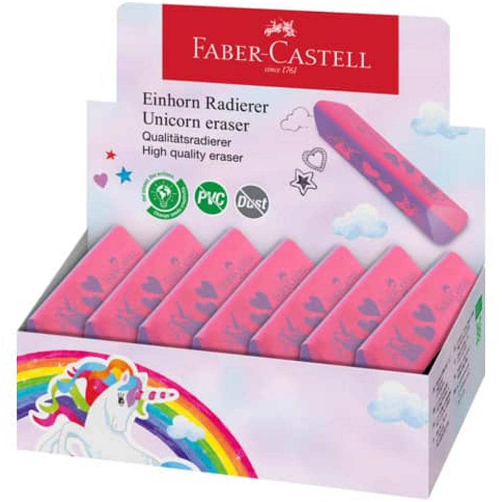 Faber-Castell: Trojuholníková guma s jednorožcom 1 ks