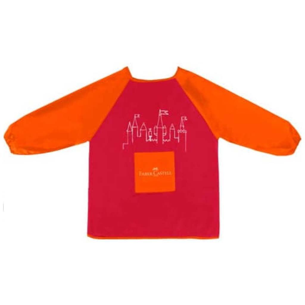 Faber-Castell: maliarska zástera pre deti v červeno-oranžovej farbe kép 2