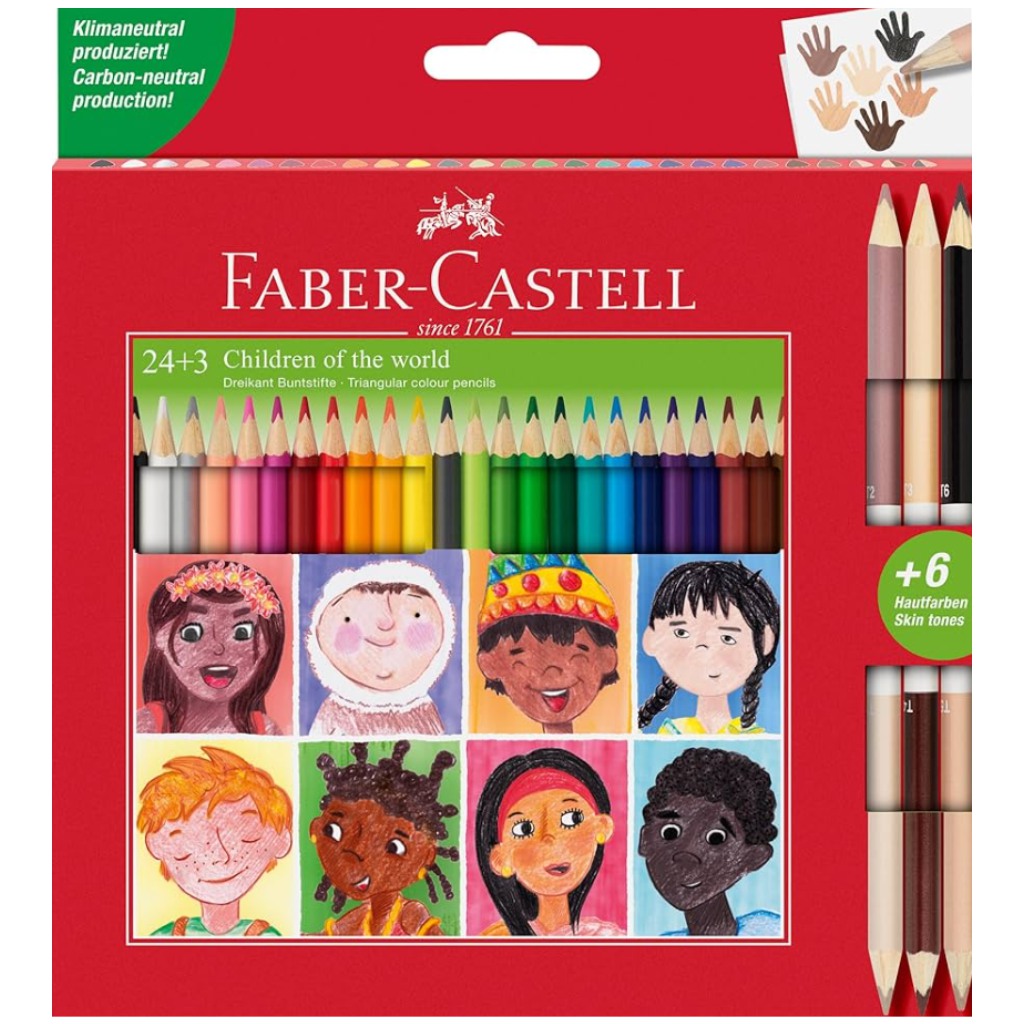 Faber-Castell: súprava farebných ceruziek 24+3 ks