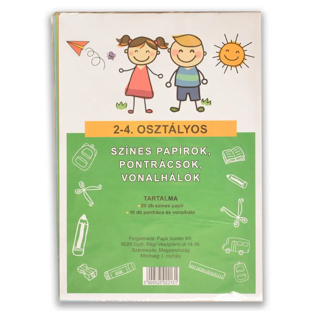 Farebné papiere, bodové mriežky a čiarové siete pre 2.-4. ročník