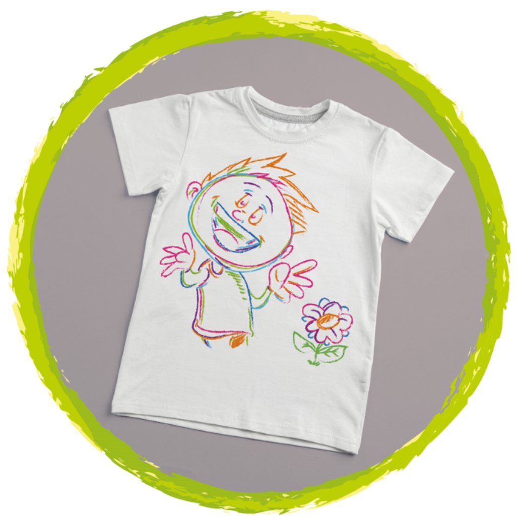 Farebné textilné fixky, sada 6 kusov kép 2