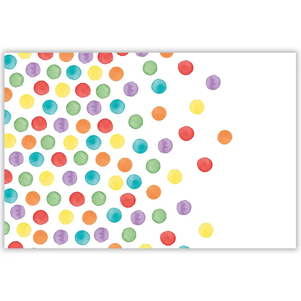 Farebný bodkovaný plastový obrus – 120x180 cm