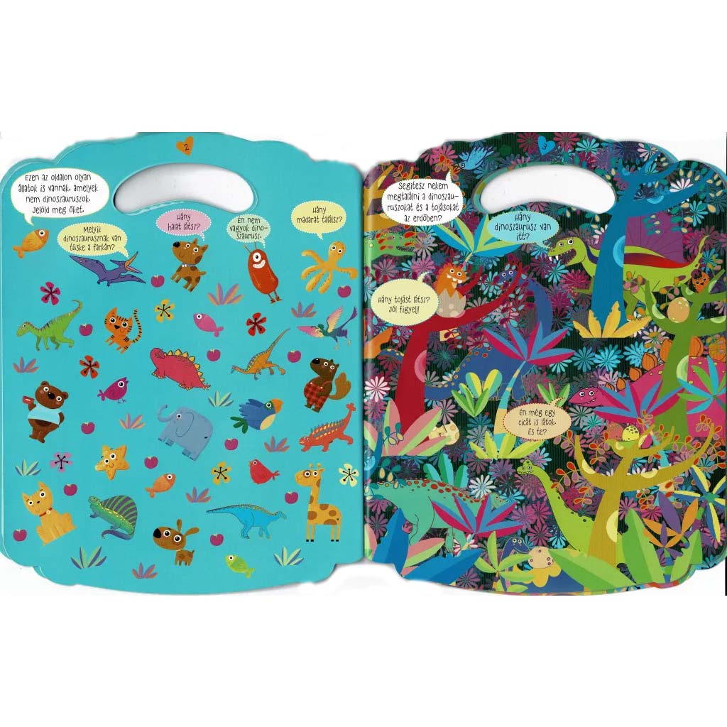 Farebný zošit s aktivitami o dinosauroch kép 2