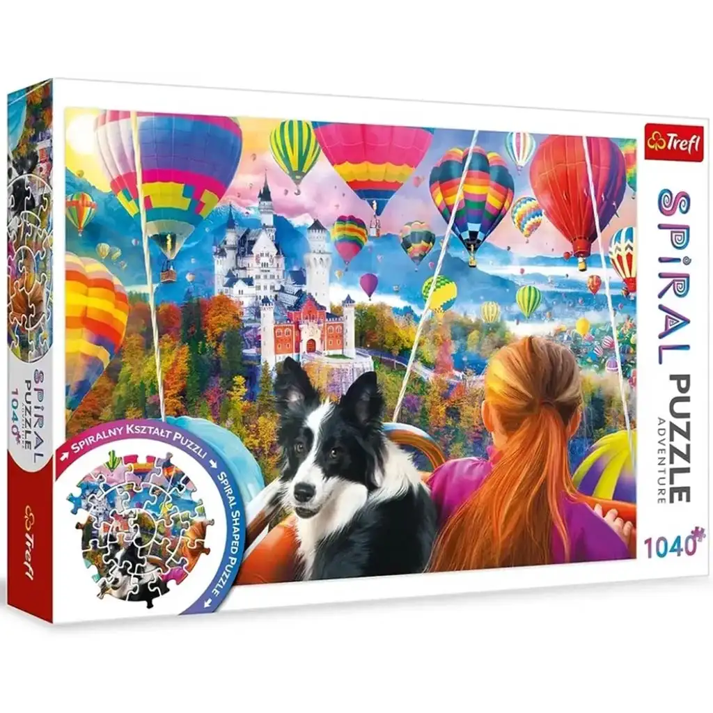 Festival teplovzdušných balónov 1040-dielna špirálová puzzle - Trefl