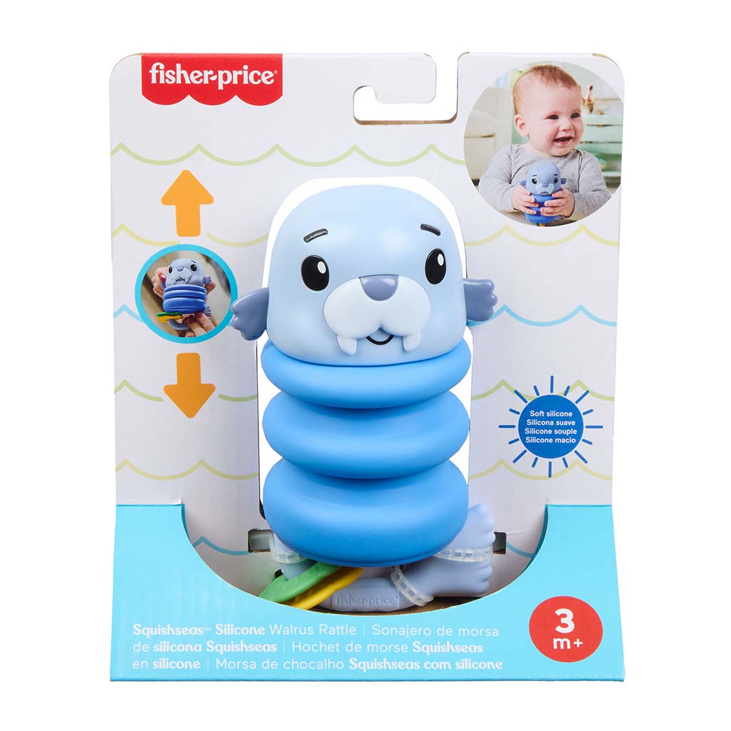 Fisher-Price: Hrýzatko Morský kamarát - Mrož - Mattel kép 2
