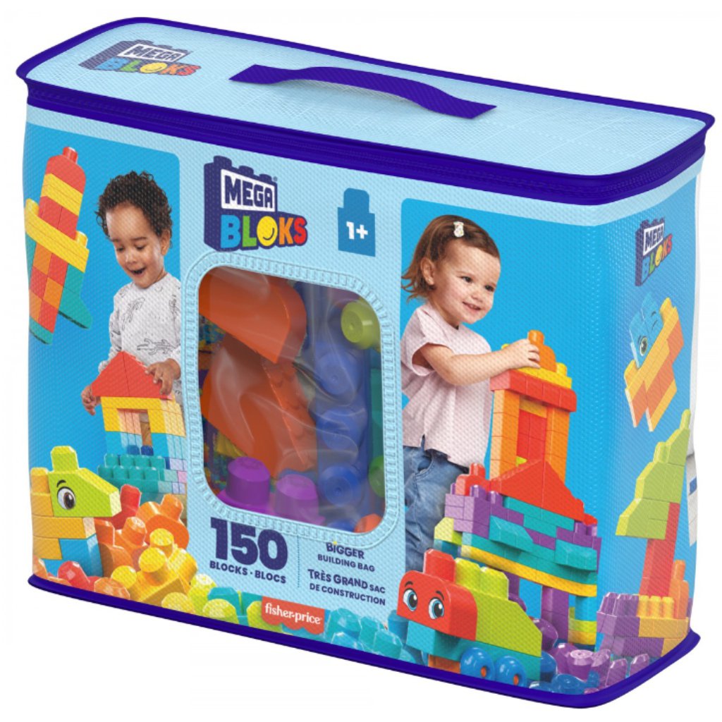 Fisher Price: Obrovský stavebný balík 150ks - Mega Bloks