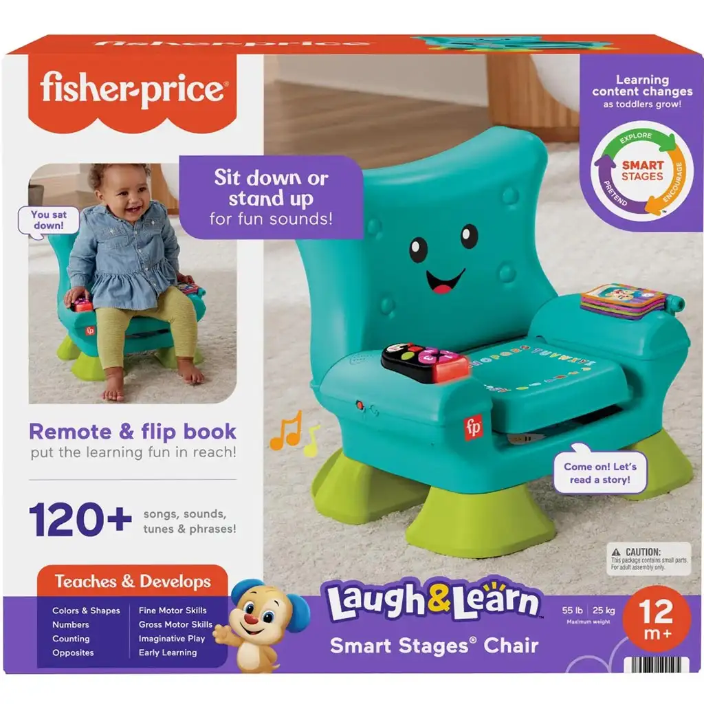 Fisher-Price: Smieško a Uč sa Učiace kresielko - Mattel