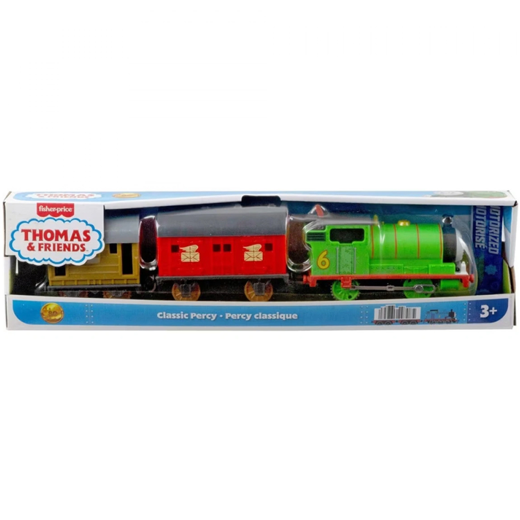 Fisher-Price: Thomas a priatelia – Percy motorový rušeň s nákladom – Mattel