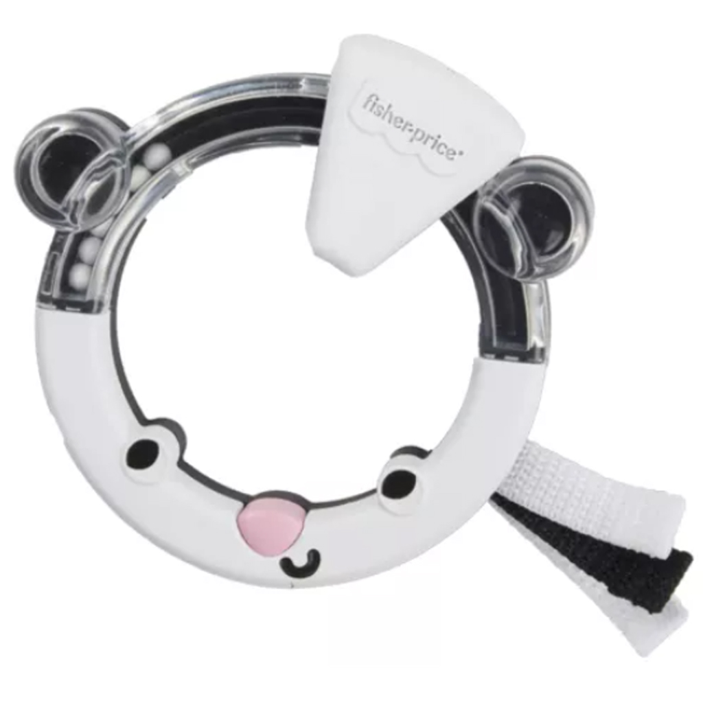 Fisher-Price: Veselé zvieracie hryzátko s medvedíkom - Mattel kép 2