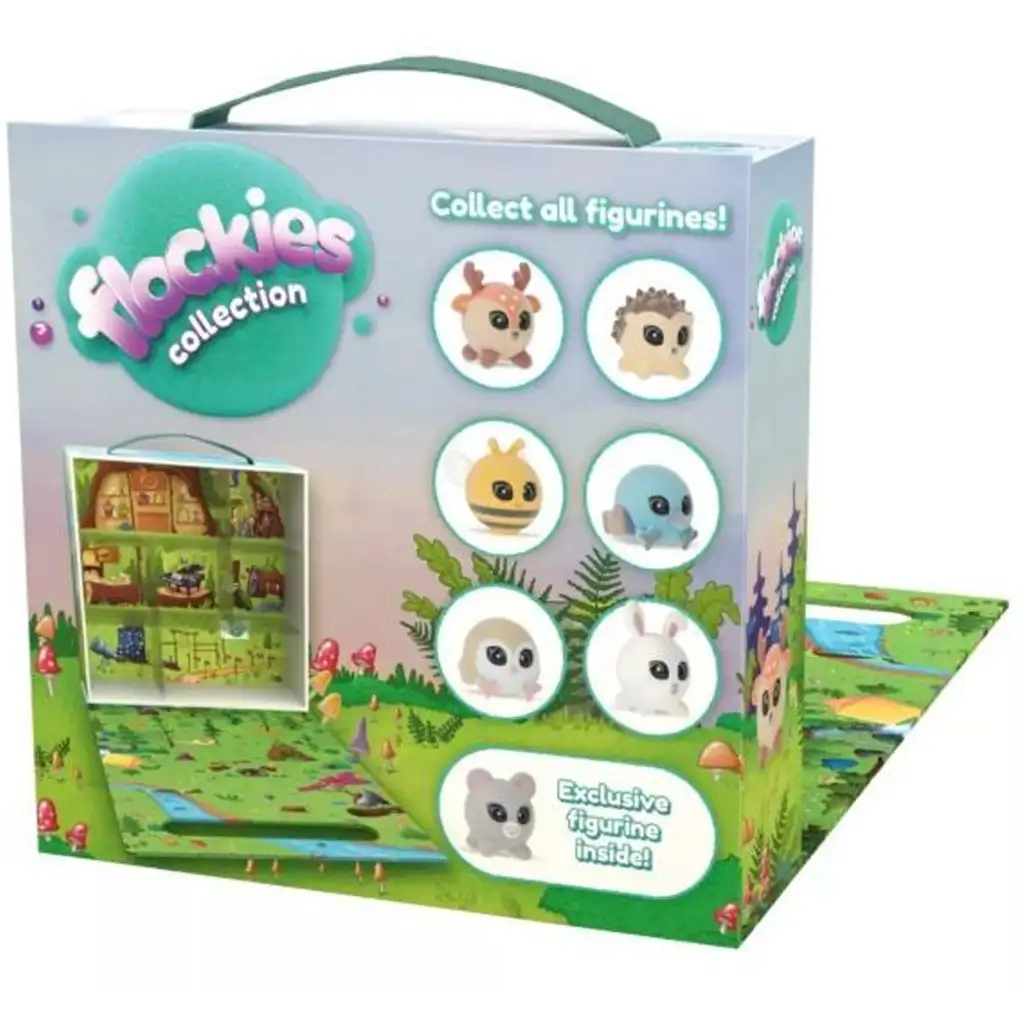 Flockies: Zberateľská pokladnička v tvare domčeka s figúrkou myši, 4. séria kép 2