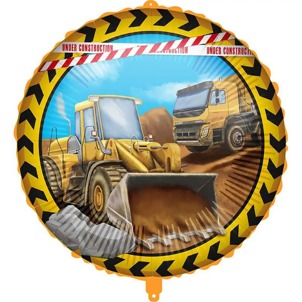 Fóliový balón s motívom pracovného stroja 46 cm