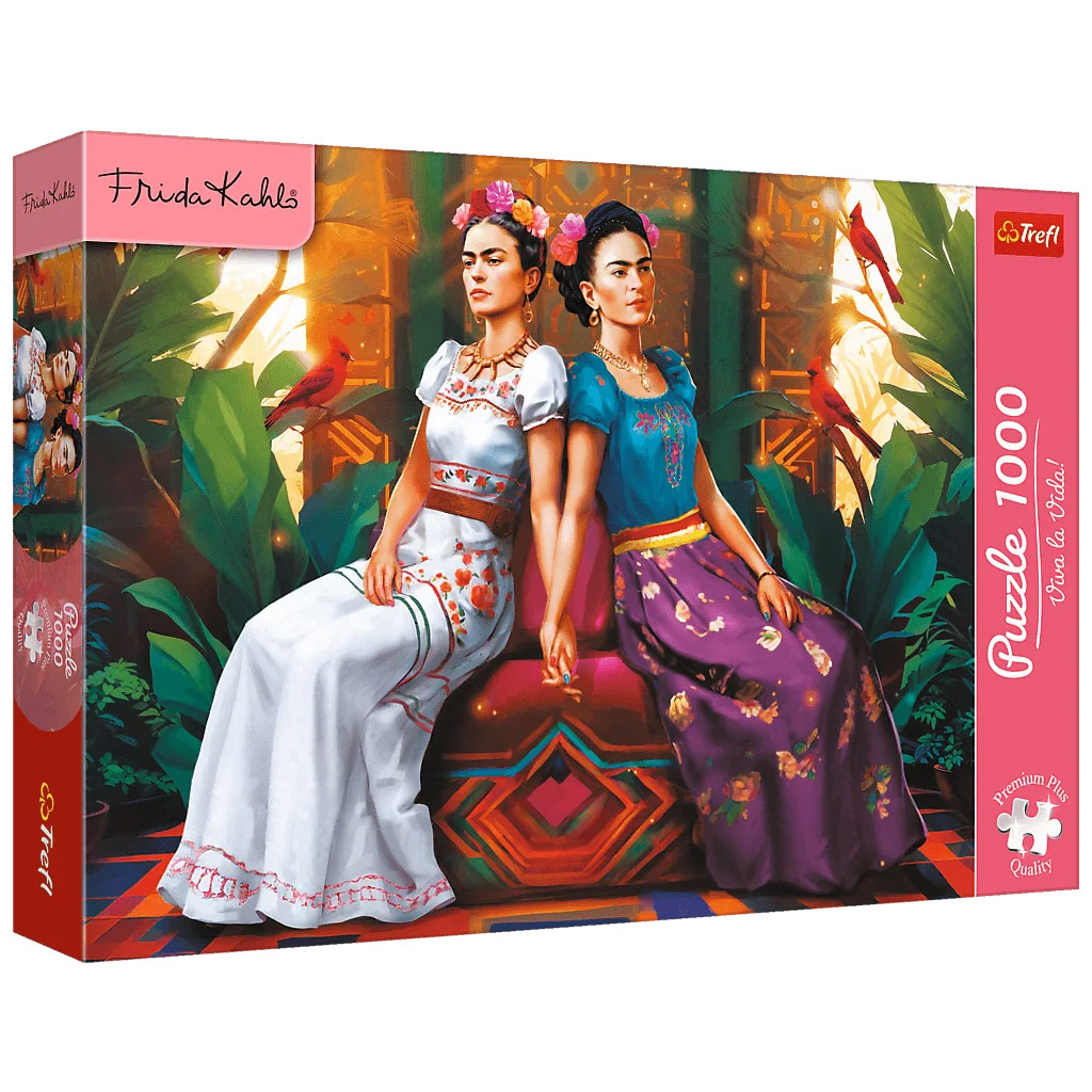 Frida Kahlo Dve tváre jedna duša 1000-dieliková prémiová plus kvalita puzzle - Trefl