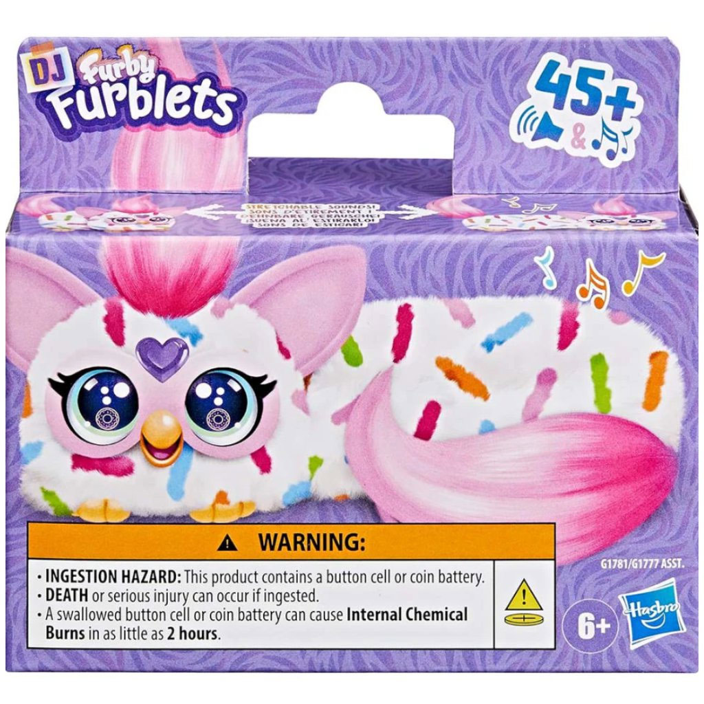 Furby: DJ Furblets Berry-Cup-Cake interaktívna plyšová figúrka - Hasbro