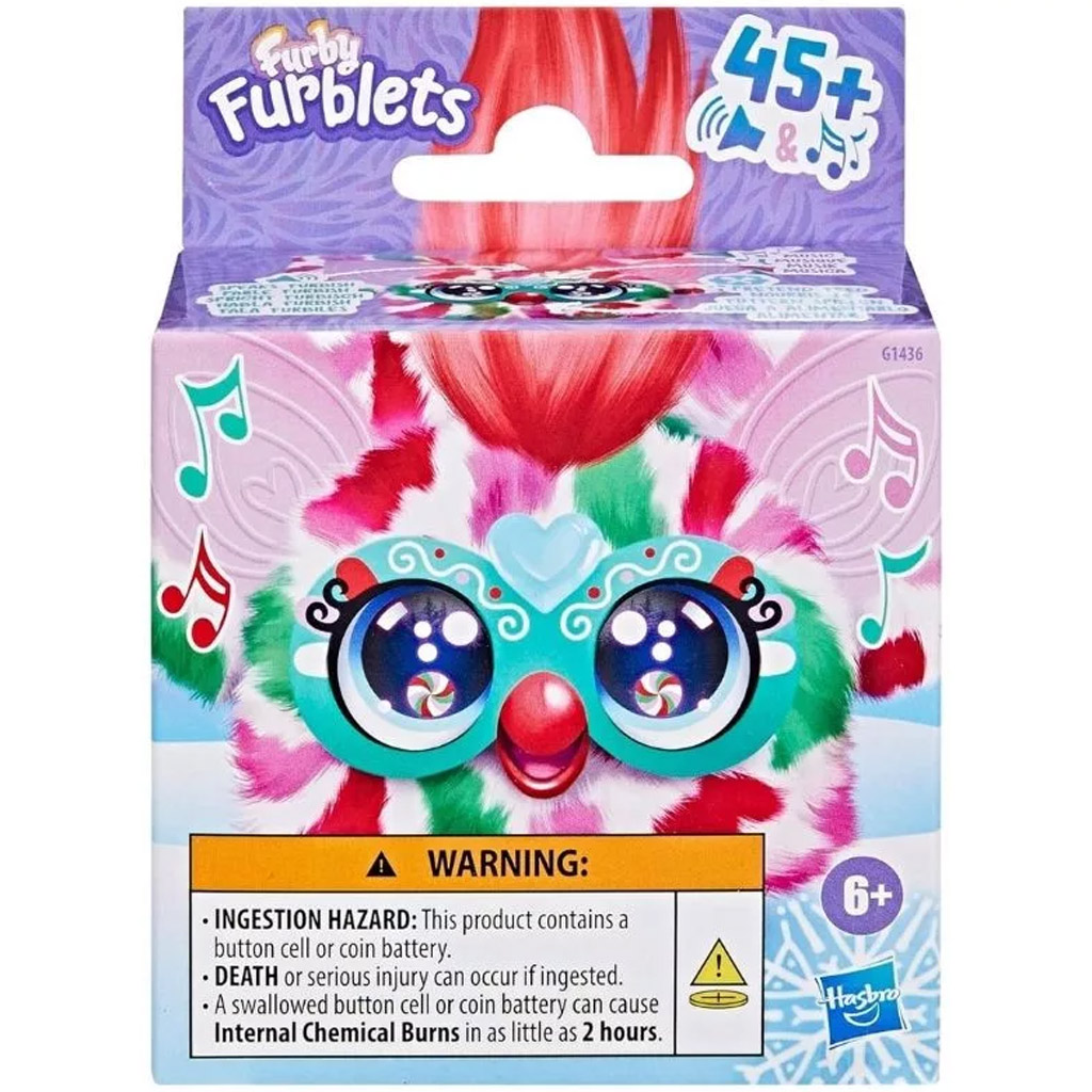 Furby: Furblets Pep-Mint interaktívny plyšák - Hasbro