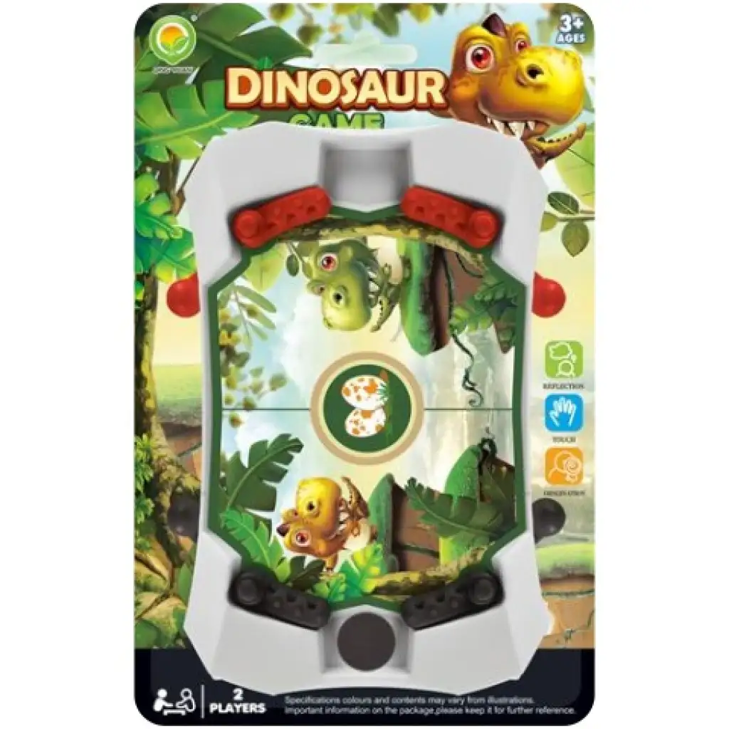 Futbalový dinosaurový flipperfutbal v niekoľkých verziách