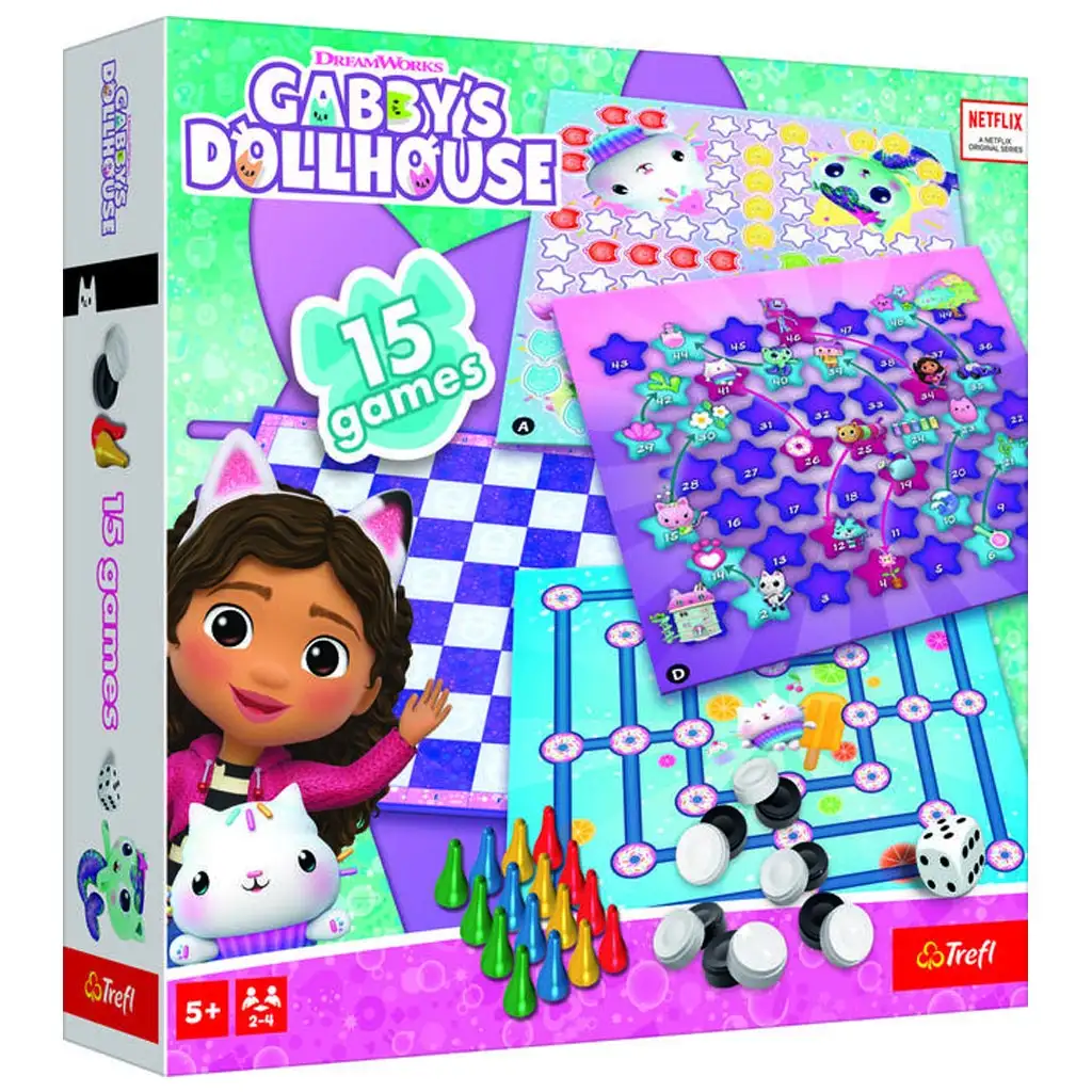 Gabi domček pre bábiky 15-dielna herná súprava - Trefl