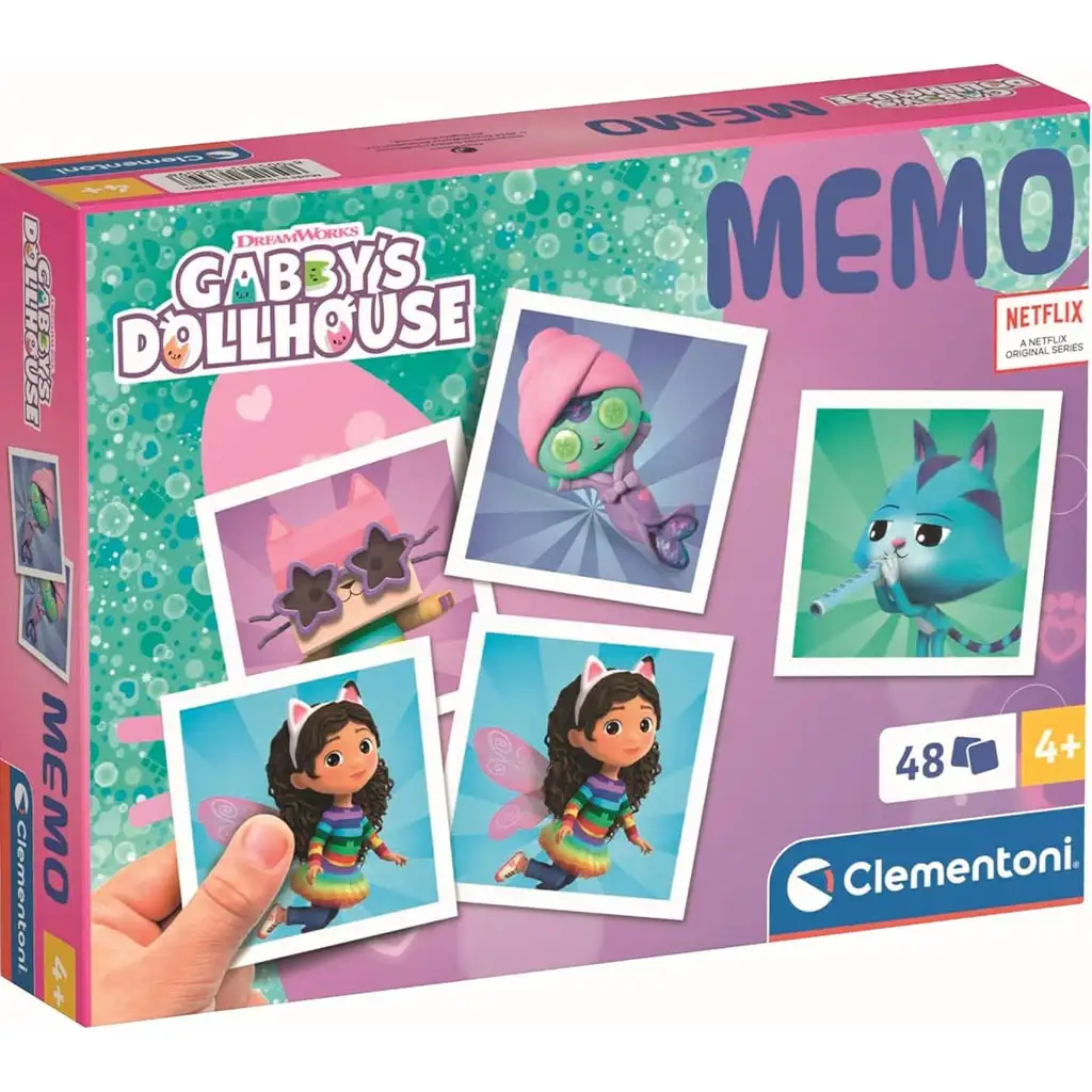 Gabi domček pre bábiky 48-dielna pamäťová hra - Clementoni kép 1