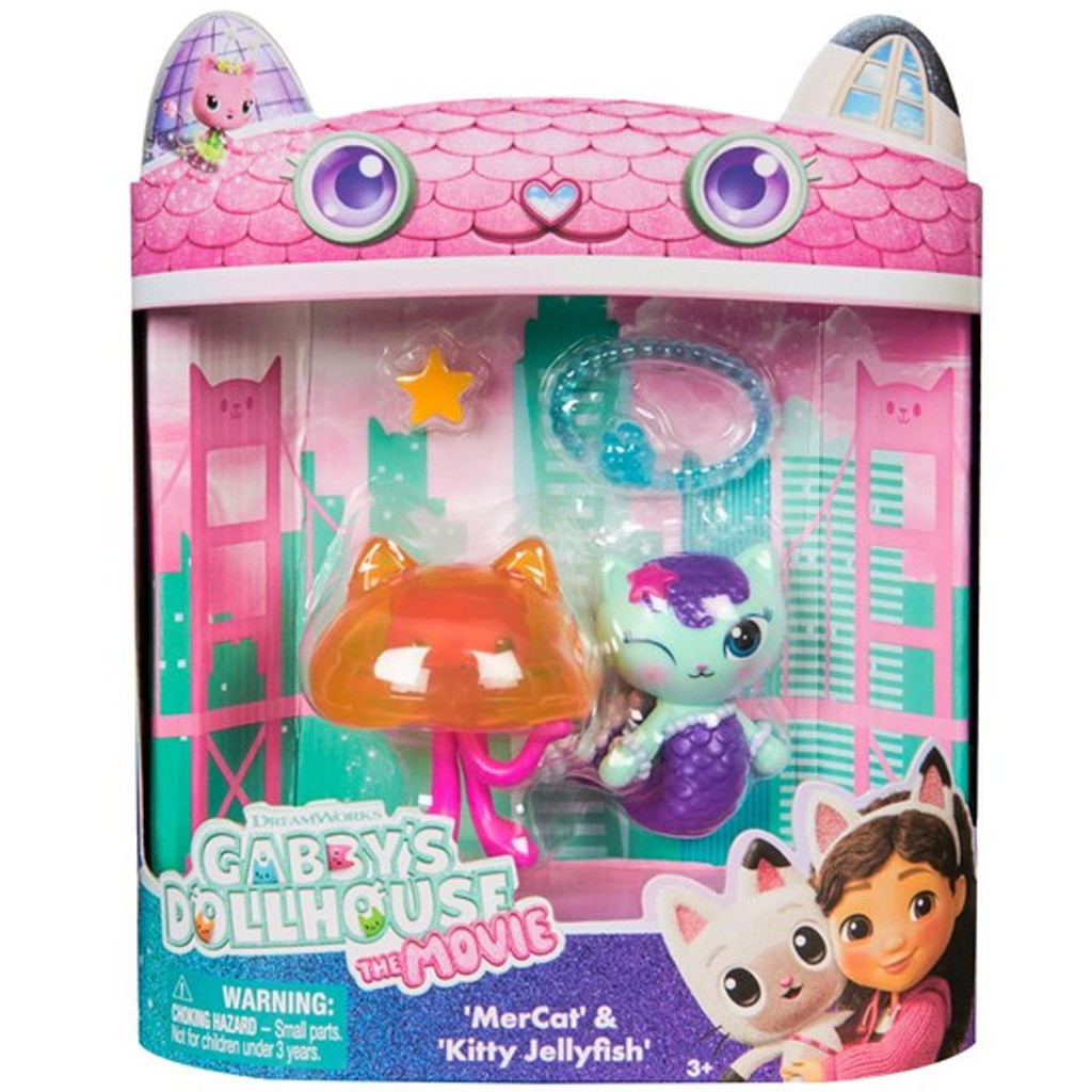 Gabi domček pre bábiky kino - Mercat a Kitty Jellyfish balenie 2 figúrok - Spin Master